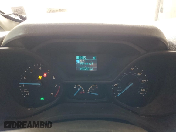 2015 Ford Transit Connect XL с VIN NM0LE6E70F1190714, выставлен на аукционе Copart как лот 57576255 с пробегом 118 452 миль миль и Списание • Salvage title. История ставок и продаж доступна на DreamBid. Изображение 9.