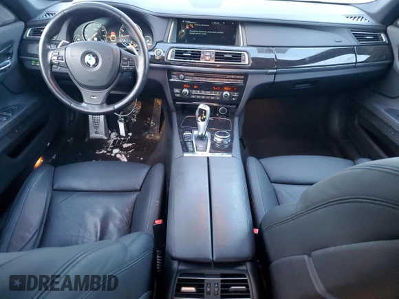 2014 BMW 7 Series 740Li xDrive with VIN WBAYF4C57ED281954, listed as a Copart auction lot 85297394 with 63,535 mi miles and Salvage Title. Bid and sale history available at carsss.com. Image 8.