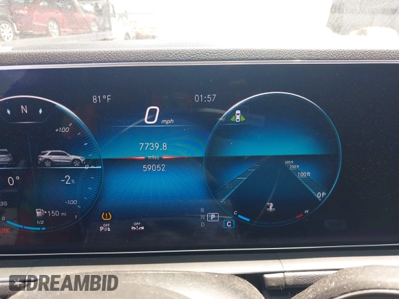 2020 Mercedes-Benz GLE 350 with VIN 4JGFB4JB5LA198502, listed as a IAAI auction lot 42283036 with 59,052 mi miles and . Bid and sale history available at DreamBid. Image 7.