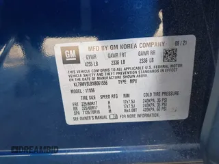 2022 Chevrolet TrailBlazer ACTIV with VIN KL79MVSL8NB061556, listed as a IAAI auction lot 41663092 with 34,040 mi miles. Bid and sale history available at carsss.com. Image 9.