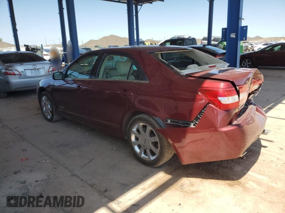 2007 Lincoln MKZ z VIN 3LNHM26T67R633256, wystawiony jako Copart lot #61353005 z przebiegiem 108 106 mil mil oraz Szkoda całkowita • Salvage title. Historia ofert i sprzedaży dostępna na DreamBid. Obrazek 2.