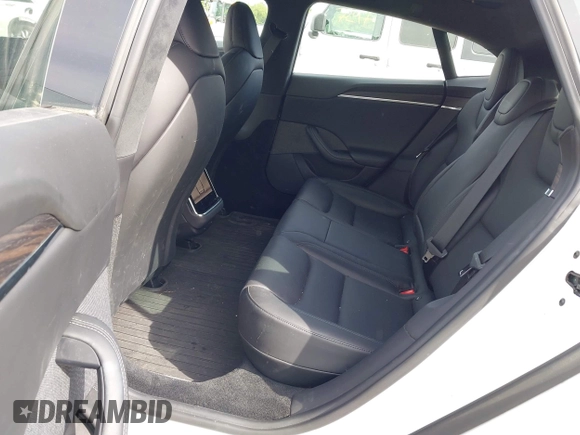 2022 Tesla Model S with VIN 5YJSA1E58NF467644, listed as a IAAI auction lot 42344403 with 52,628 mi miles and . Bid and sale history available at DreamBid. Image 8.