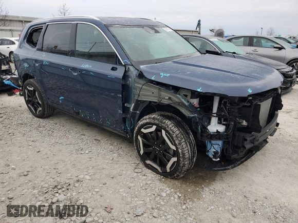 2024 Kia Telluride EX with VIN 5XYP34GC1RG502388, listed as a Copart auction lot 78869164 with 1,708 mi miles and Salvage title. Bid and sale history available at DreamBid. Image 4.