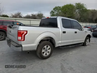 2017 Ford F-150 XL with VIN 1FTEW1C84HKD00930, listed as a Copart auction lot 50089925 with 190,000 mi miles and Salvage Title. Bid and sale history available at carsss.com. Image 3.