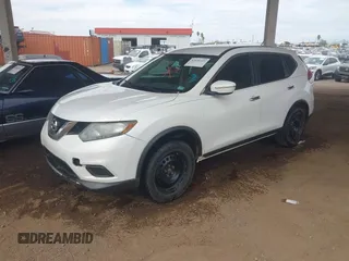 2014 Nissan Rogue SV with VIN 5N1AT2MT2EC751467, listed as a IAAI auction lot 42036355 with 262,270 mi miles and . Bid and sale history available at carsss.com. Image 2.