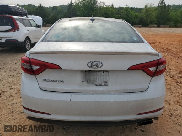 2015 Hyundai Sonata SE with VIN 5NPE24AF4FH224961, listed as a Copart auction lot 54130185 with 113,615 mi miles and Salvage Title. Bid and sale history available at DreamBid. Image 6.