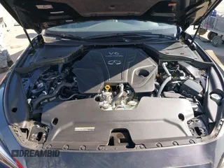 2024 Infiniti Q50 Red Sport 400 with VIN JN1FV7DP6RM660306, listed as a IAAI auction lot 42272726 with 962 mi miles and . Bid and sale history available at DreamBid. Image 10.