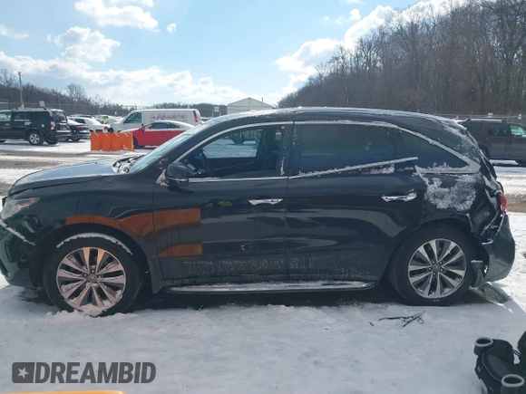 2014 Acura MDX Tech Pkg with VIN 5FRYD4H49EB010409, listed as a IAAI auction lot 41344123 with 118,066 mi miles. Bid and sale history available at carsss.com. Image 14.