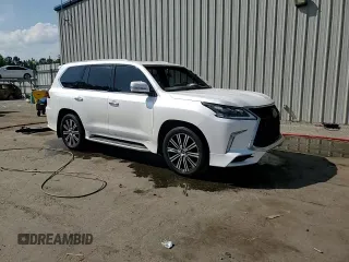 2020 Lexus LX 570 with VIN JTJDY7AX6L4332372, listed as a Copart auction lot 57315675 with 132,418 mi miles and Salvage title. Bid and sale history available at DreamBid. Image 15.