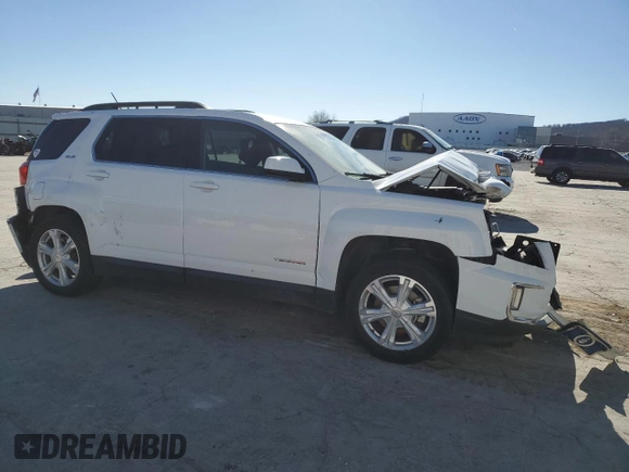 2017 GMC Terrain SLE z VIN 2GKALNEKXH6197737, wystawiony jako Copart lot #48365645 z przebiegiem Nie podano mil oraz Szkoda całkowita • Salvage title. Historia ofert i sprzedaży dostępna na DreamBid. Obrazek 4.