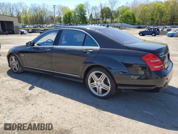2012 Mercedes-Benz S 550 with VIN WDDNG9EB7CA468828, listed as a Copart auction lot 54895855 with 188,752 mi miles and Clean Title. Bid and sale history available at DreamBid. Image 2.