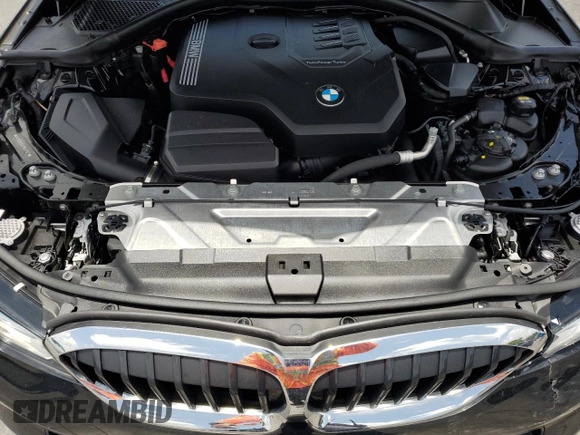 2021 BMW 3 Series 330i with VIN 3MW5R1J0XM8C21971, listed as a Copart auction lot 60659725 with 36,023 mi miles and Salvage title. Bid and sale history available at DreamBid. Image 11.