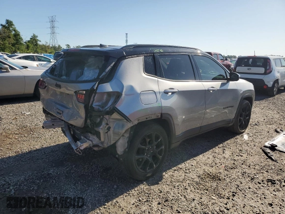2022 Jeep Compass Latitude with VIN 3C4NJCBB9NT166613, listed as a Copart auction lot 52503895 with 63,925 mi miles and Non Repairable. Bid and sale history available at carsss.com. Image 3.
