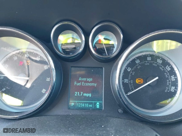 2014 Buick Verano with VIN 1G4PP5SK1E4224489, listed as a IAAI auction lot 40191431 with 123,418 mi miles. Bid and sale history available at carsss.com. Image 7.