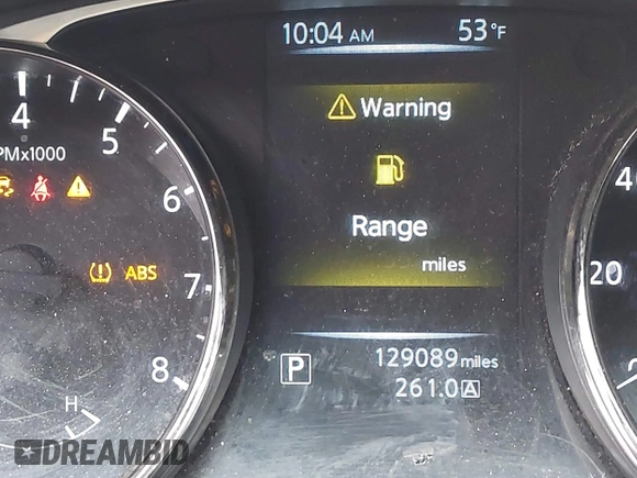 2016 Nissan Rogue SV with VIN KNMAT2MV9GP629576, listed as a IAAI auction lot 41780290 with 129,089 mi miles. Bid and sale history available at carsss.com. Image 16.