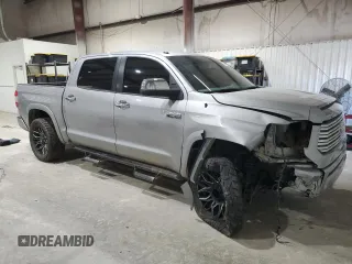 2017 Toyota Tundra Platinum with VIN 5TFAW5F10HX642253, listed as a Copart auction lot 88500185 with 201,722 mi miles and Salvage title. Bid and sale history available at DreamBid. Image 4.