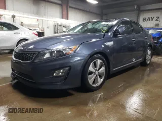 2014 Kia Optima Hybrid EX with VIN KNAGN4ADXE5076308, listed as a Copart auction lot 39993454 with 231,737 mi miles and Salvage Title. Bid and sale history available at carsss.com. Image 1.