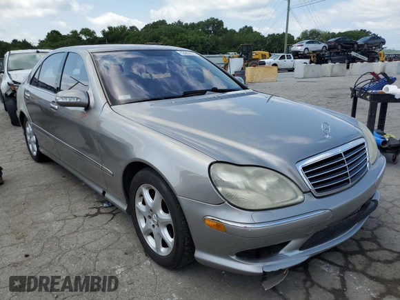 2005 Mercedes-Benz S-Class 4.3L with VIN WDBNG83J55A457441, listed as a Copart auction lot 79508524 with 122,088 mi miles and Clean Title. Bid and sale history available at carsss.com. Image 4.