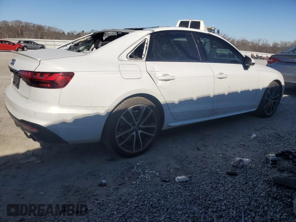 2020 Audi S4 Prestige with VIN WAUC4AF4XLA039076, listed as a Copart auction lot 44912265 with 48,265 mi miles and Salvage Title. Bid and sale history available at carsss.com. Image 3.