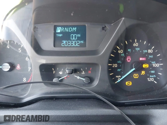 2015 Ford Transit Cargo with VIN 1FTNE1ZM8FKB32441, listed as a IAAI auction lot 41303171 with 203,302 mi miles and . Bid and sale history available at carsss.com. Image 7.