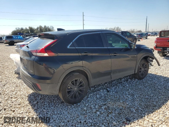2024 Mitsubishi Eclipse Cross LE with VIN JA4ATVAA4RZ081166, listed as a Copart auction lot 46395435 with 8,278 mi miles and Salvage title. Bid and sale history available at DreamBid. Image 3.