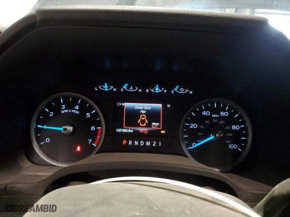2018 Ford Super Duty F-250 SRW XL with VIN 1FT7X2B61JEB71609, listed as a Copart auction lot 45167395 with 107,493 mi miles and Salvage Title. Bid and sale history available at carsss.com. Image 9.