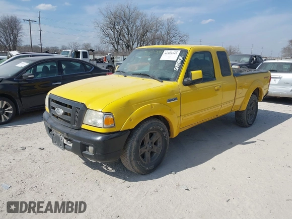 2006 Ford Ranger XL with VIN 1FTZR15E86PA03915, listed as a IAAI auction lot 41801942 with 153,697 mi miles. Bid and sale history available at carsss.com. Image 2.