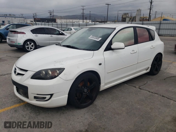 2008 Mazda 3 Mazdaspeed3 GT z VIN JM1BK34M181148830, wystawiony jako Copart lot #55533585 z przebiegiem 287 169 mil mil oraz Czysty tytuł • Clean title. Historia ofert i sprzedaży dostępna na DreamBid. Obrazek 1.
