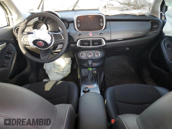 2022 FIAT 500X Trekking with VIN ZFBNF3B18NP980302, listed as a Copart auction lot 43127195 with 27,473 mi miles and Salvage title. Bid and sale history available at DreamBid. Image 8.