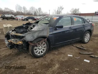 2012 Chrysler 200 LX with VIN 1C3CCBAB6CN320662, listed as a Copart auction lot 50880225 with 0 mi miles and Salvage Title. Bid and sale history available at carsss.com. Image 1.
