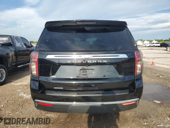2023 Chevrolet Suburban z VIN 1GNSCBKT9PR121500, wystawiony jako Copart lot #72118524 z przebiegiem 127 355 mil mil oraz Szkoda całkowita • Salvage title. Historia ofert i sprzedaży dostępna na DreamBid. Obrazek 6.