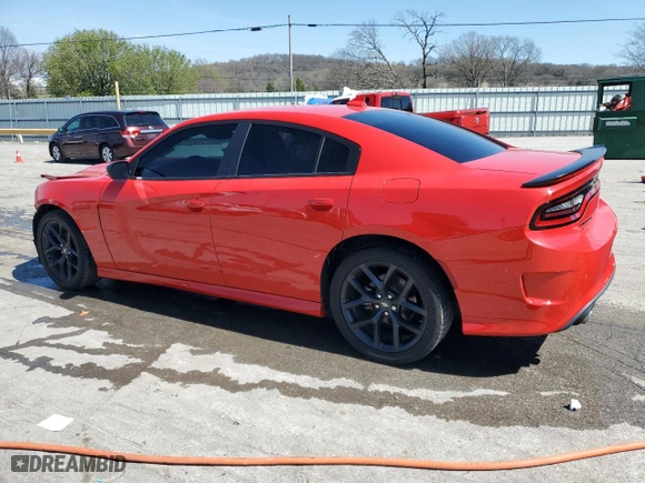 2021 Dodge Charger GT with VIN 2C3CDXHGXMH613146, listed as a Copart auction lot 49817615 with 33,383 mi miles and Salvage Title. Bid and sale history available at carsss.com. Image 2.