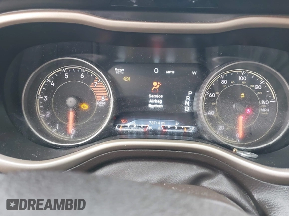 2017 Jeep Cherokee Trailhawk L Plus with VIN 1C4PJMBS2HD225011, listed as a IAAI auction lot 40802716 with 73,714 mi miles. Bid and sale history available at carsss.com. Image 7.