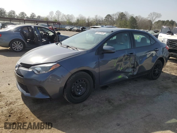 2016 Toyota Corolla L with VIN 5YFBURHE6GP560901, listed as a Copart auction lot 49072435 with 158,672 mi miles and Salvage title. Bid and sale history available at DreamBid. Image 1.