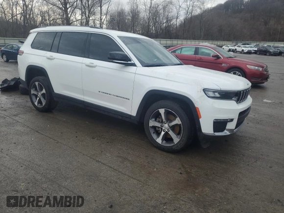 2023 Jeep Grand Cherokee Limited z VIN 1C4RJKBG7P8781671, wystawiony jako Copart lot #49783005 z przebiegiem 24 403 mil mil oraz Szkoda całkowita • Salvage title. Historia ofert i sprzedaży dostępna na DreamBid. Obrazek 4.