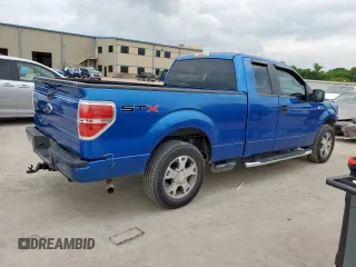 2010 Ford F-150 XL with VIN 1FTEX1CW4AFA85382, listed as a Copart auction lot 58778855 with 190,860 mi miles and Salvage title. Bid and sale history available at DreamBid. Image 3.