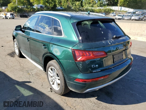 2020 Audi Q5 Premium with VIN WA1ANAFY4L2089986, listed as a Copart auction lot 60577382 with 30,040 mi miles. Bid and sale history available at carsss.com. Image 3.