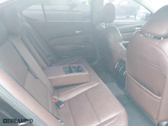 2015 Acura TLX V6 Tech with VIN 19UUB2F56FA008991, listed as a IAAI auction lot 41464023 with 119,818 mi miles. Bid and sale history available at carsss.com. Image 8.