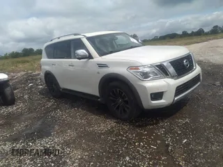 2017 Nissan Armada Platinum z VIN JN8AY2NF7H9301981, wystawiony jako IAAI lot #42356700 z przebiegiem 181 724 mil mil oraz . Historia ofert i sprzedaży dostępna na DreamBid. Obrazek 1.