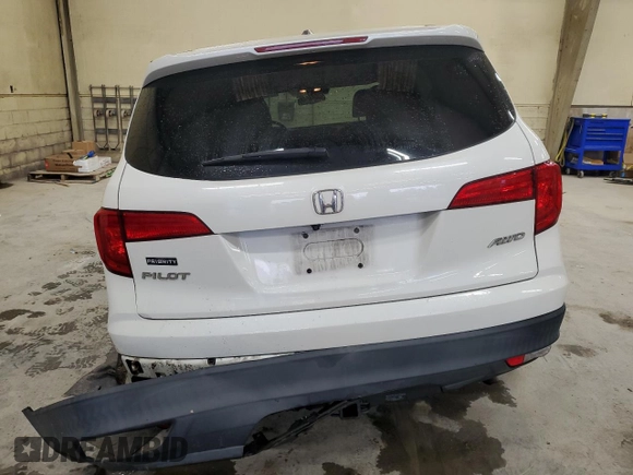 2018 Honda Pilot EX-L with VIN 5FNYF6H62JB043318, listed as a Copart auction lot 57853335 with 57,354 mi miles and Salvage title. Bid and sale history available at DreamBid. Image 6.