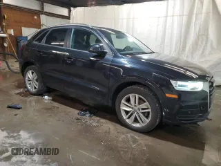 2017 Audi Q3 Premium with VIN WA1ECCFS7HR011053, listed as a Copart auction lot 50505645 with 78,842 mi miles and Salvage title. Bid and sale history available at DreamBid. Image 4.