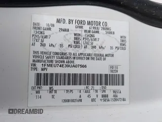 2009 Ford Explorer Eddie Bauer z VIN 1FMEU74E39UA07566, wystawiony jako IAAI lot #42352659 z przebiegiem 175 925 mil mil oraz . Historia ofert i sprzedaży dostępna na DreamBid. Obrazek 9.