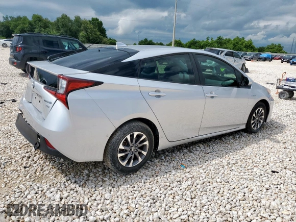 2019 Toyota Prius L Eco z VIN JTDKARFU1K3087896, wystawiony jako Copart lot #58654995 z przebiegiem 41 603 mil mil oraz Szkoda całkowita • Salvage title. Historia ofert i sprzedaży dostępna na DreamBid. Obrazek 3.