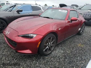 2018 Mazda MX-5 Miata RF Grand Touring with VIN JM1NDAM76J0204004, listed as a Copart auction lot 73985134 with 0 mi miles and Non Repairable. Bid and sale history available at carsss.com. Image 1.