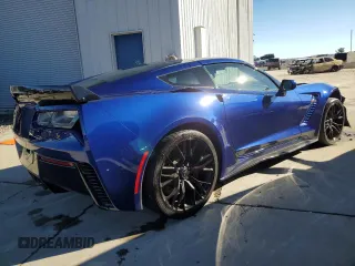 2017 Chevrolet Corvette Z06 2LZ with VIN 1G1YS2D63H5600364, listed as a Copart auction lot 37788644 with 25,594 mi miles. Bid and sale history available at carsss.com. Image 3.