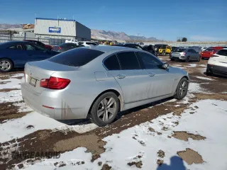 2011 BMW 5 Series 528i with VIN WBAFR1C52BC749927, listed as a Copart auction lot 44520165 with 125,434 mi miles and Salvage Title. Bid and sale history available at carsss.com. Image 3.