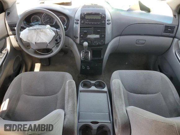 2010 Toyota Sienna CE with VIN 5TDKK4CC9AS340097, listed as a Copart auction lot 53551975 with 172,825 mi miles and Salvage Title. Bid and sale history available at DreamBid. Image 8.