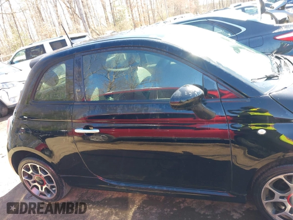 2014 FIAT 500 Sport with VIN 3C3CFFBRXET288618, listed as a IAAI auction lot 41803908 with 100,718 mi miles. Bid and sale history available at carsss.com. Image 13.