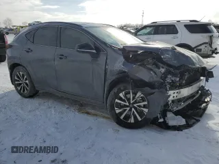 2024 Lexus NX with VIN 2T2KGCEZ2RC042729, listed as a Copart auction lot 44562395 with 28,404 mi miles and Salvage Title. Bid and sale history available at carsss.com. Image 4.