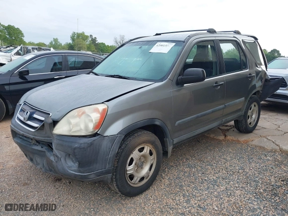 2006 Honda CR-V LX with VIN SHSRD68506U404787, listed as a IAAI auction lot 42001551 with 136,534 mi miles. Bid and sale history available at carsss.com. Image 2.